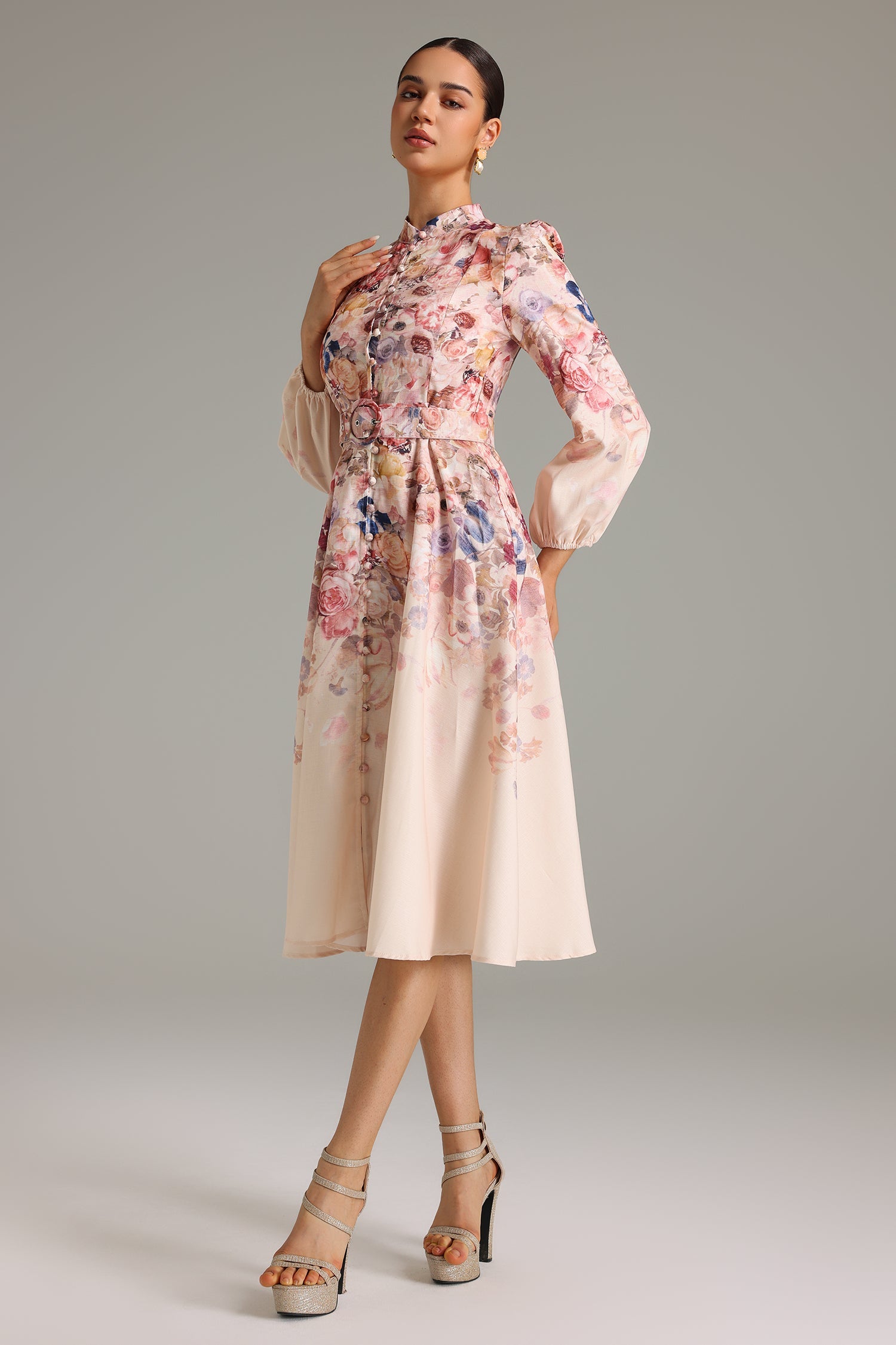 Rose Rhapsody Fit-and-flare Dress