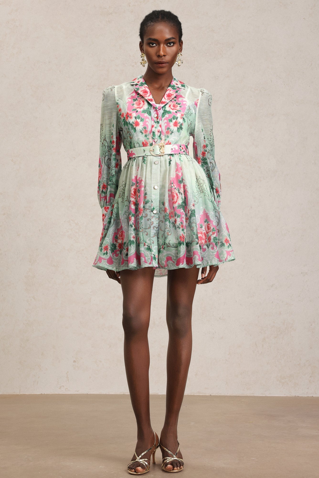 Emerald Bloom Dress