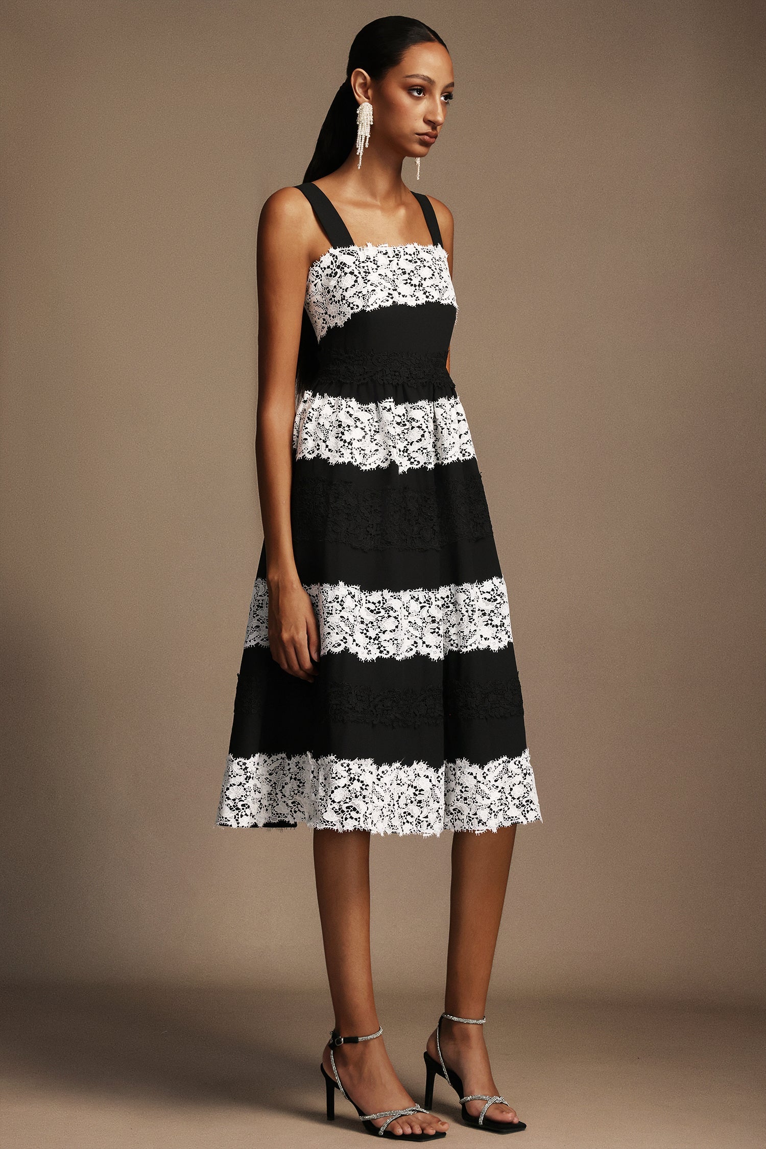 Monochrome Lace Harmony