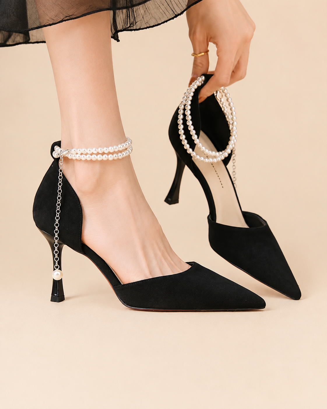 Pearlique Heels