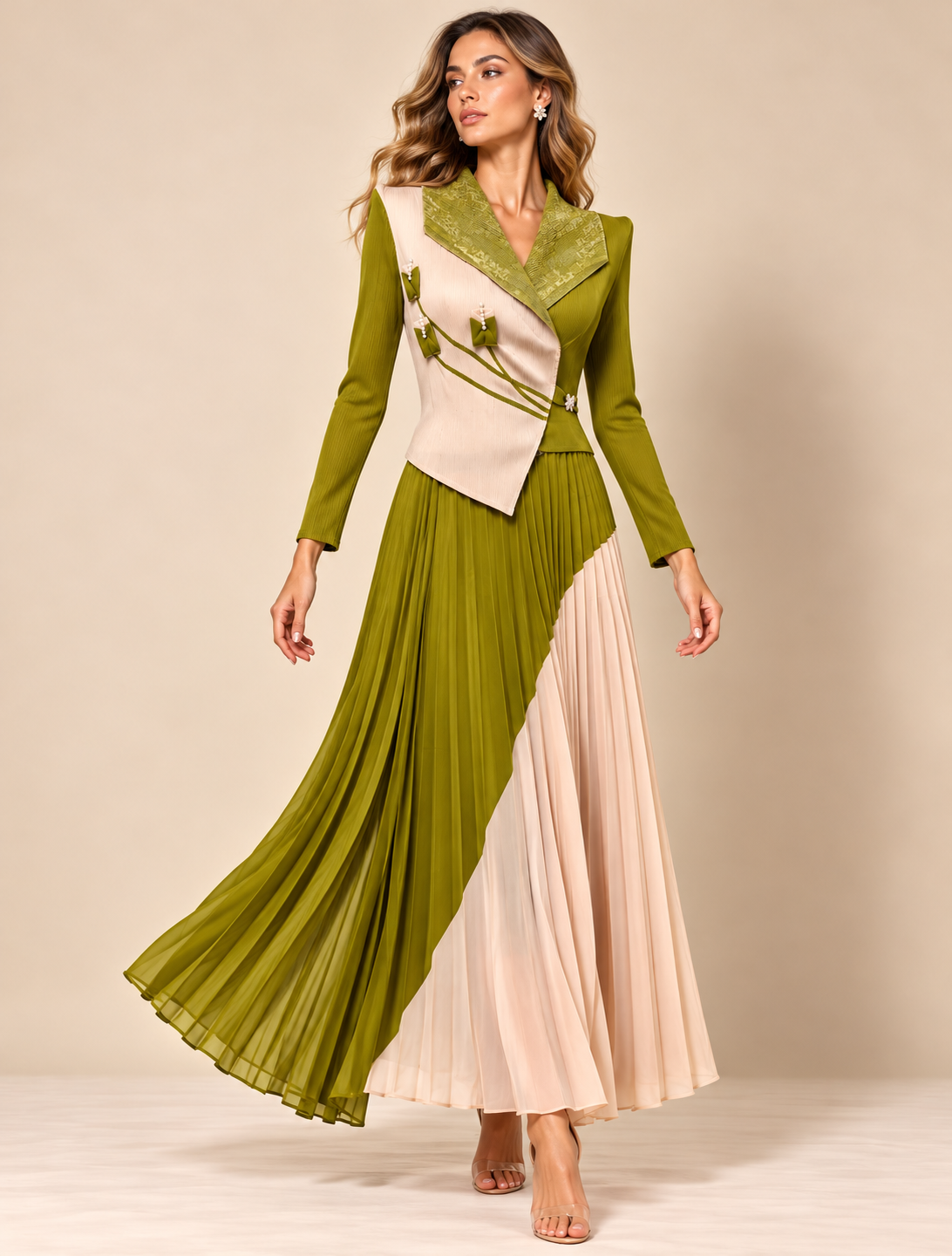 Elara Pleated