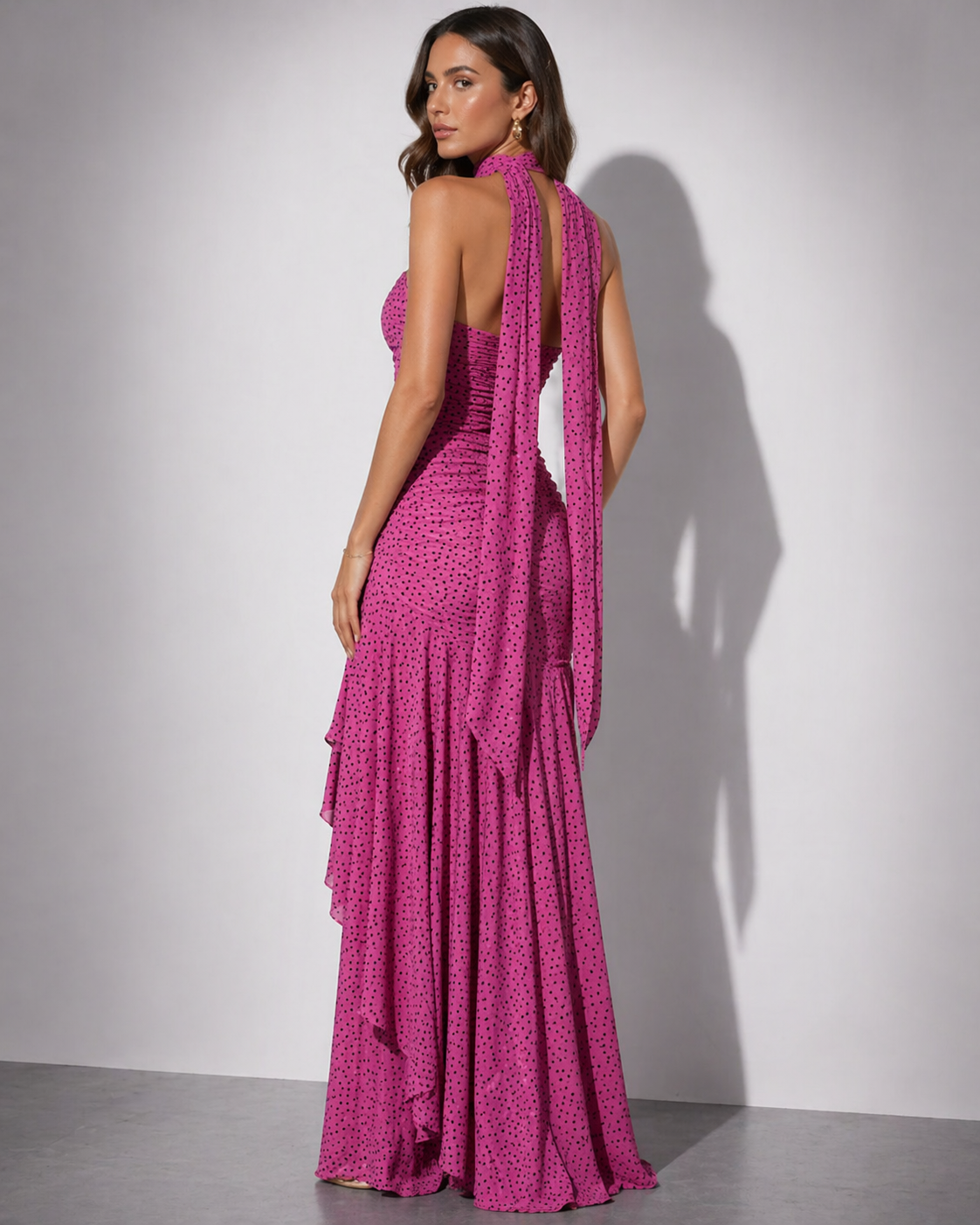 Orchid Purple Halter Dress