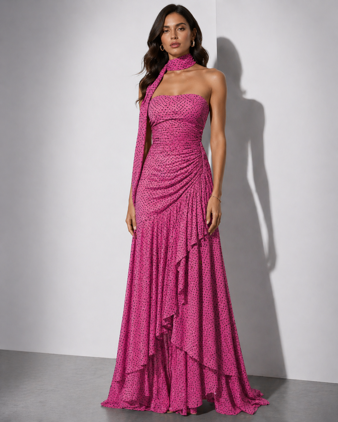 Orchid Purple Halter Dress