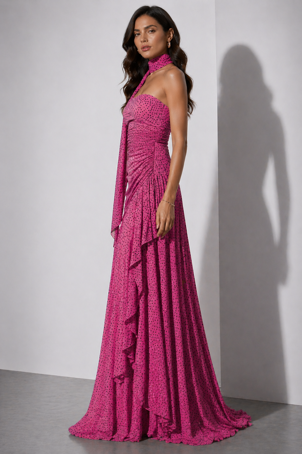 Orchid Purple Halter Dress