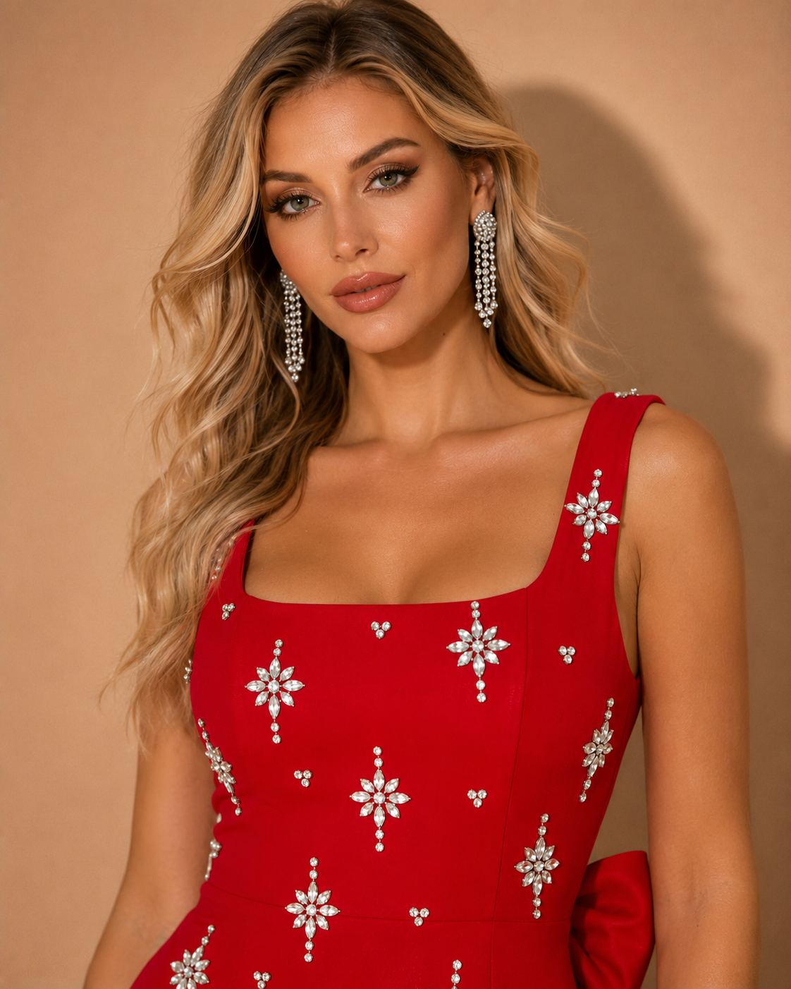 Bareback Bow Dress