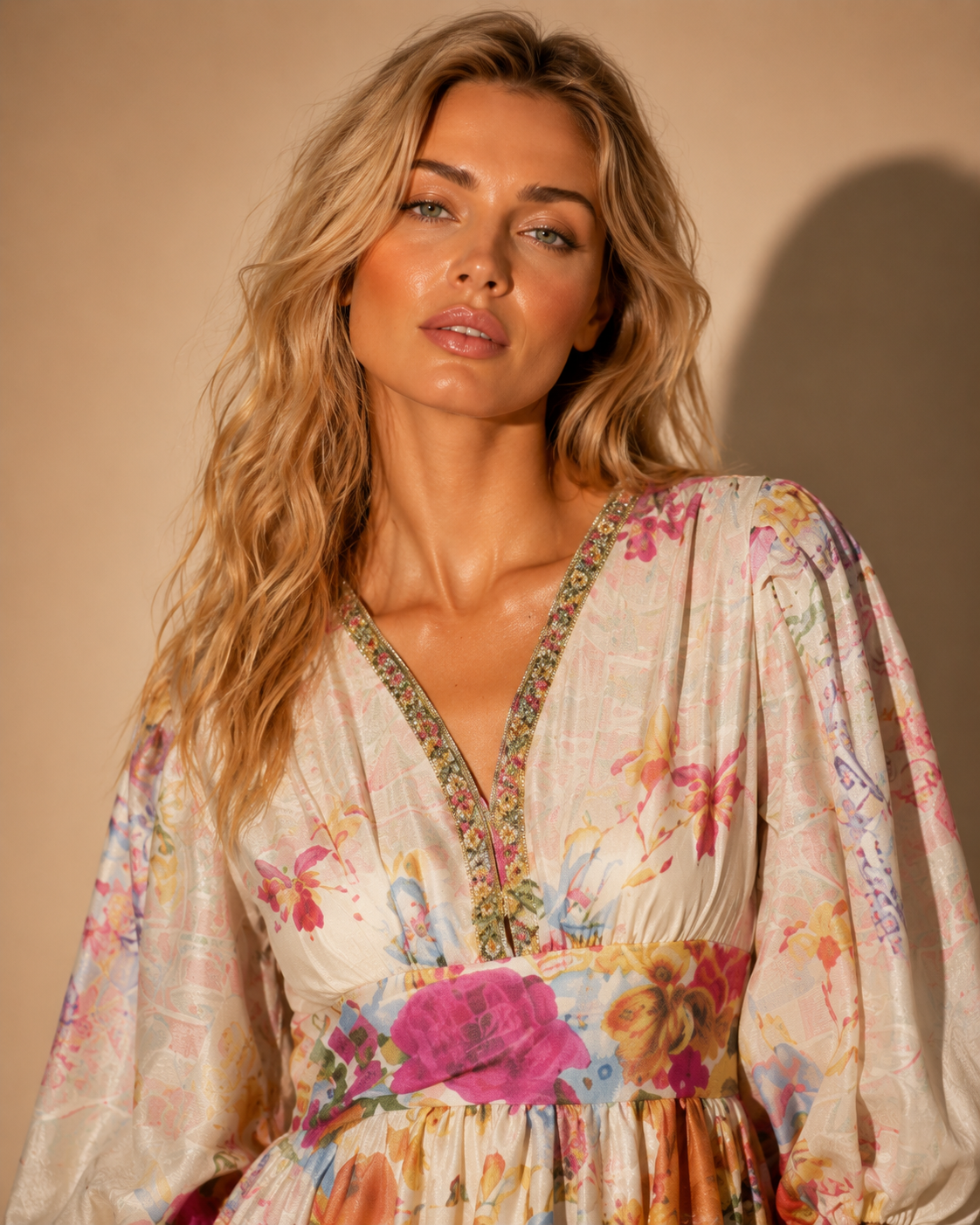 Floral Mirage Tunic Dress
