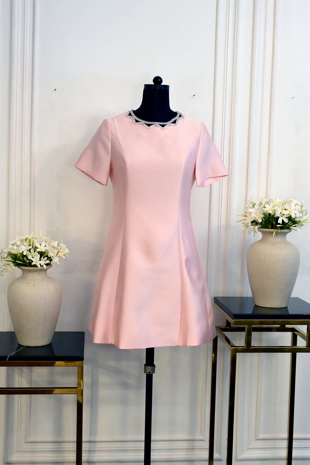 Pink Peony Label Dress