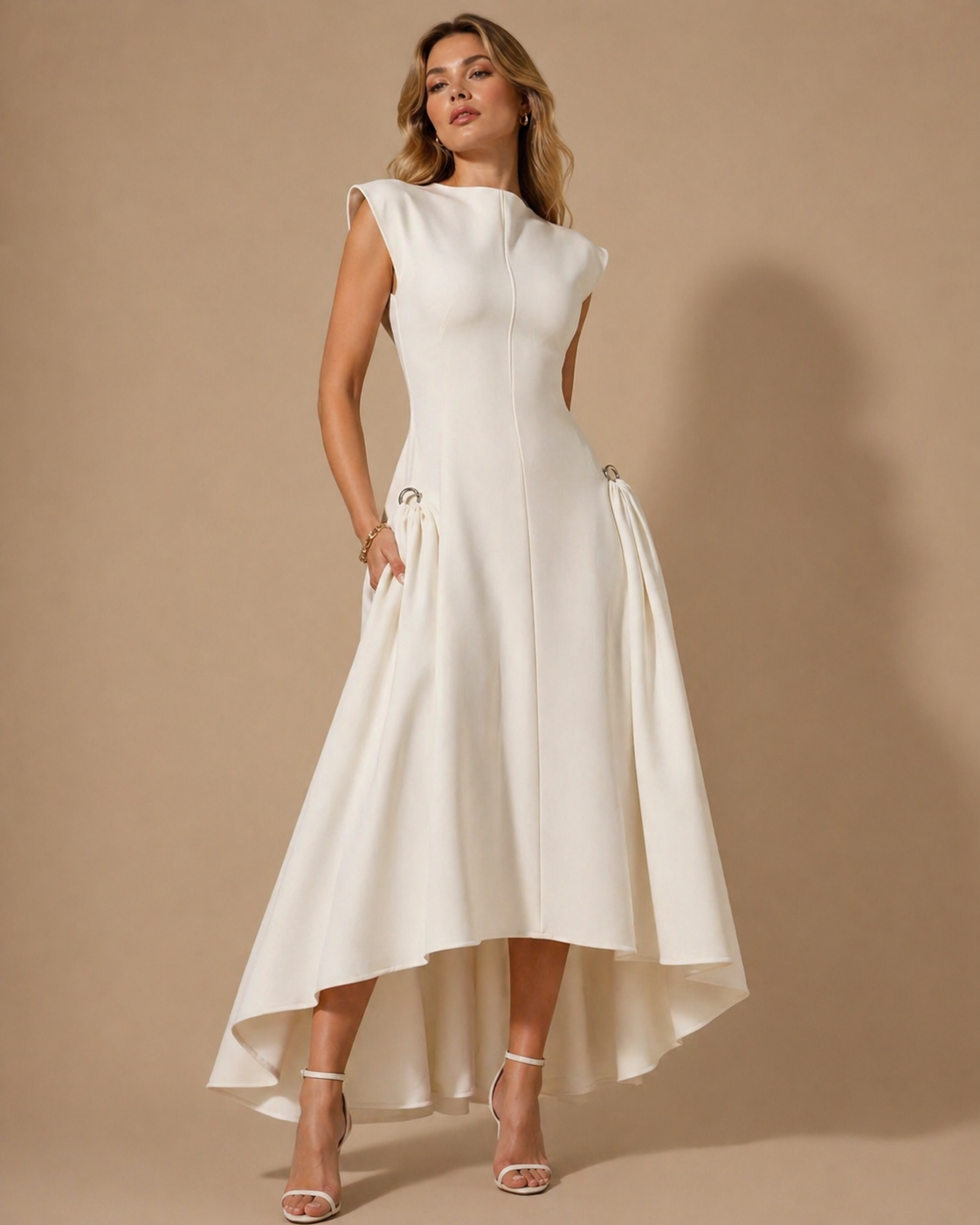 Cloud Whisper A-line Dress