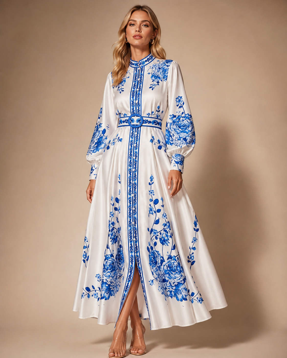Royal Porcelain Bloom Gown
