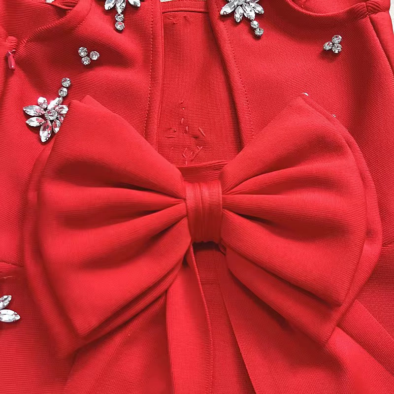 Bareback Bow Dress