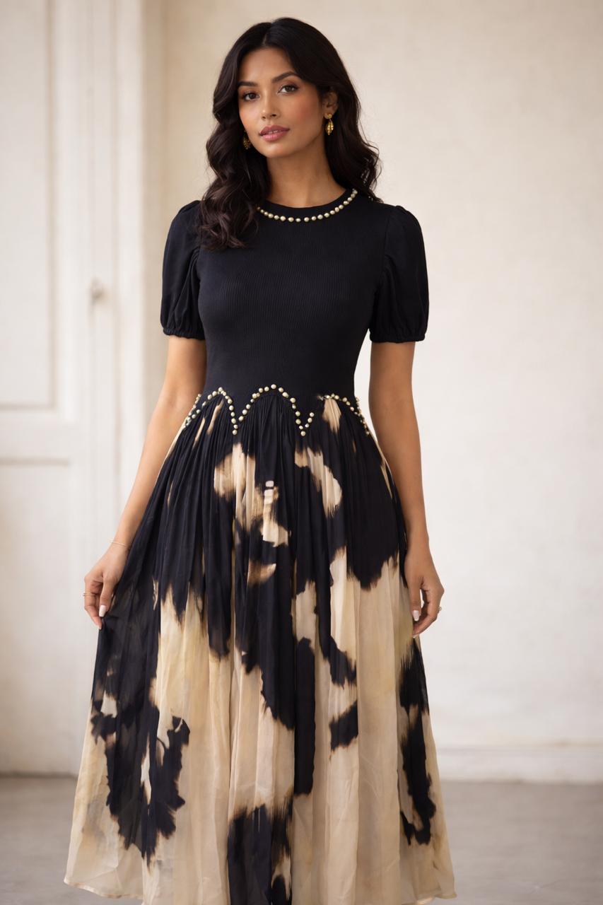 Tie-Dye Midi Dress