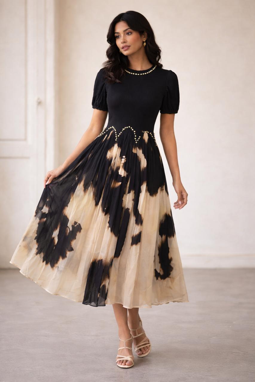 Tie-Dye Midi Dress