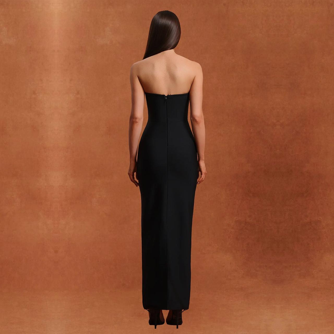 The Midnight Starlight Column Gown