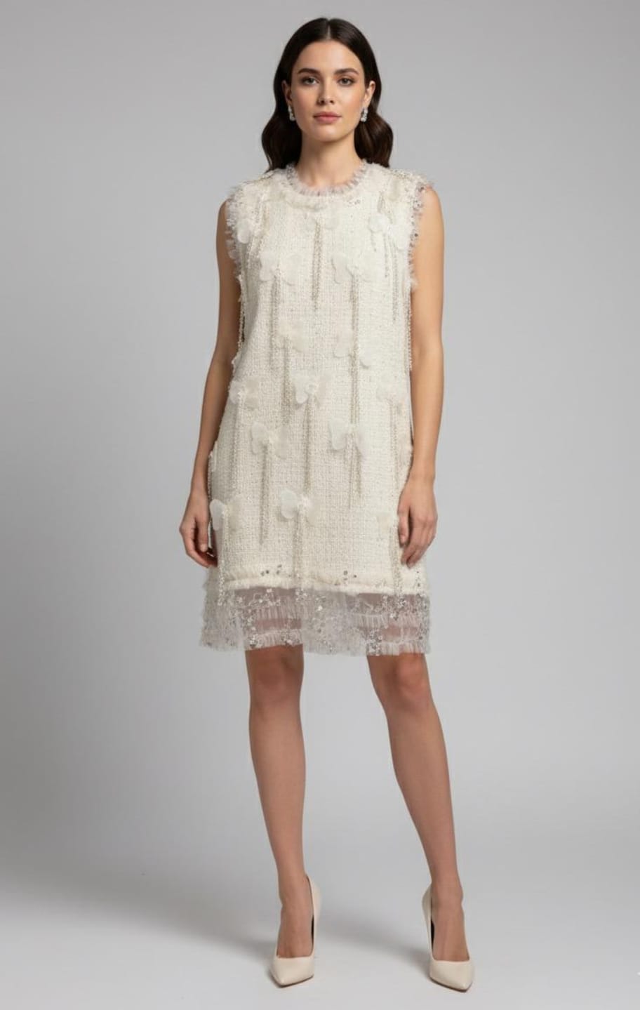 Ivory Whisper Label Dress