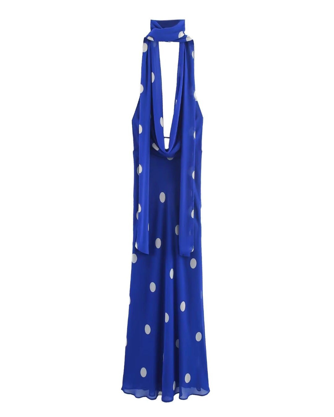 Royal Blue Polka Dot