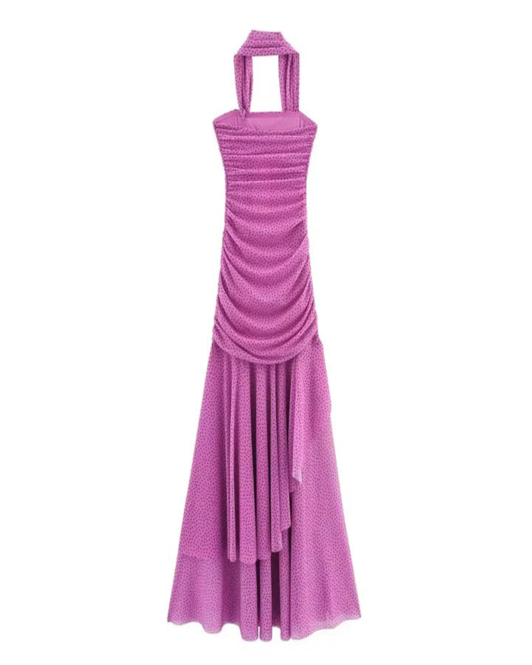 Orchid Purple Halter Dress
