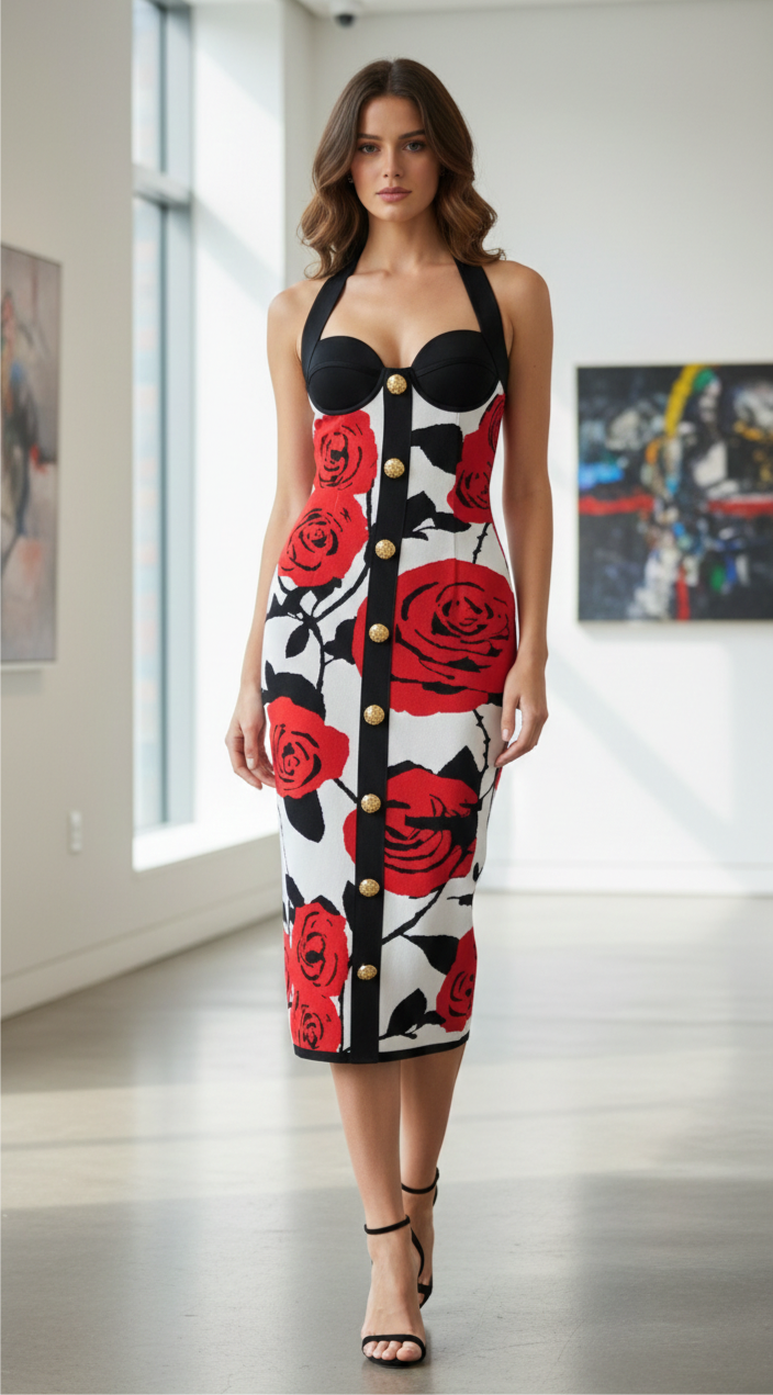 Red Rose Affair Dress