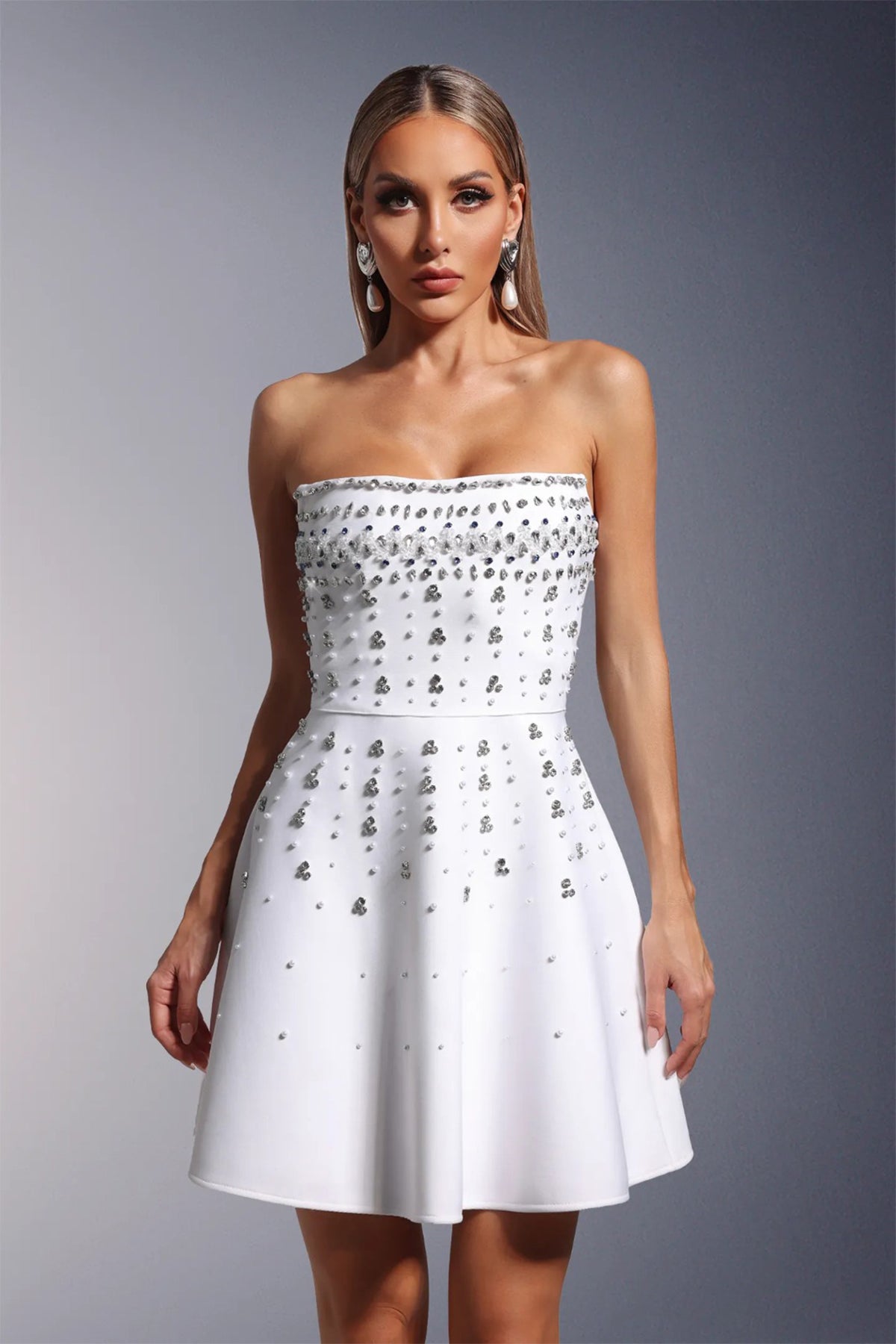Starlit Noir Mini Dress