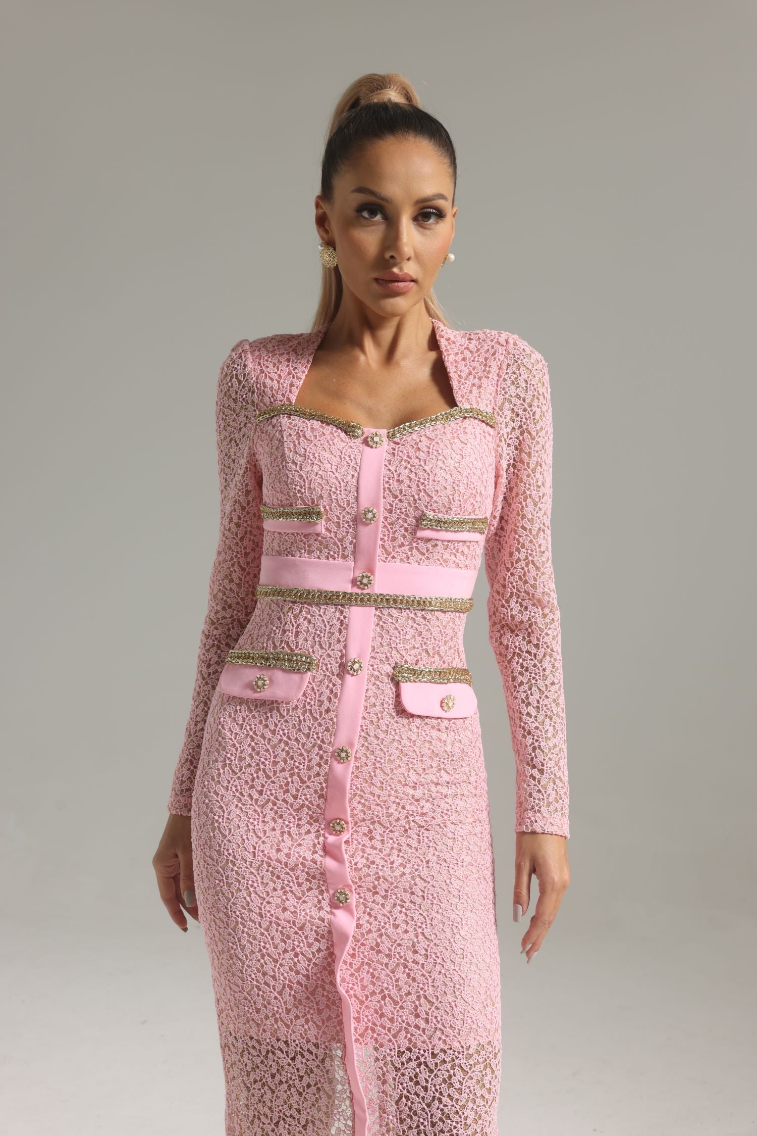 Matilda Lace Mini Label Dress