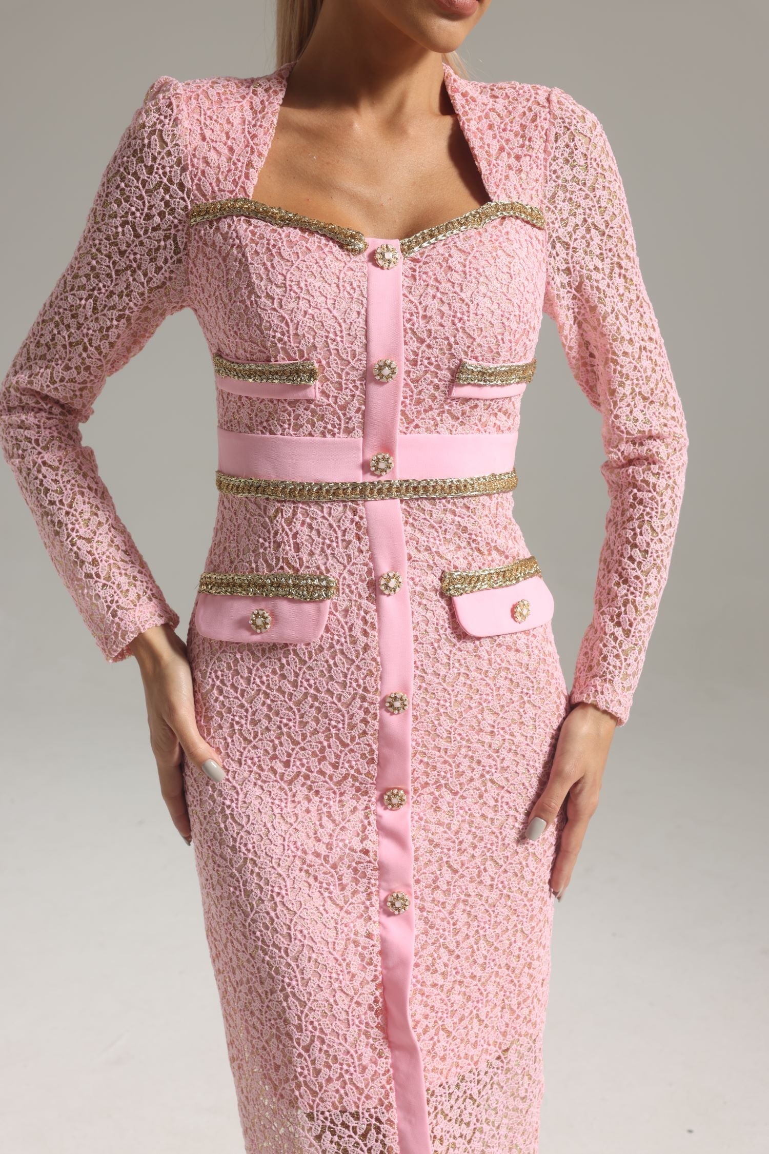 Matilda Lace Mini Label Dress
