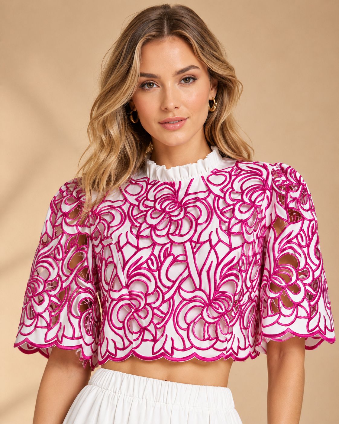 Bloom Embroidered Cord Set