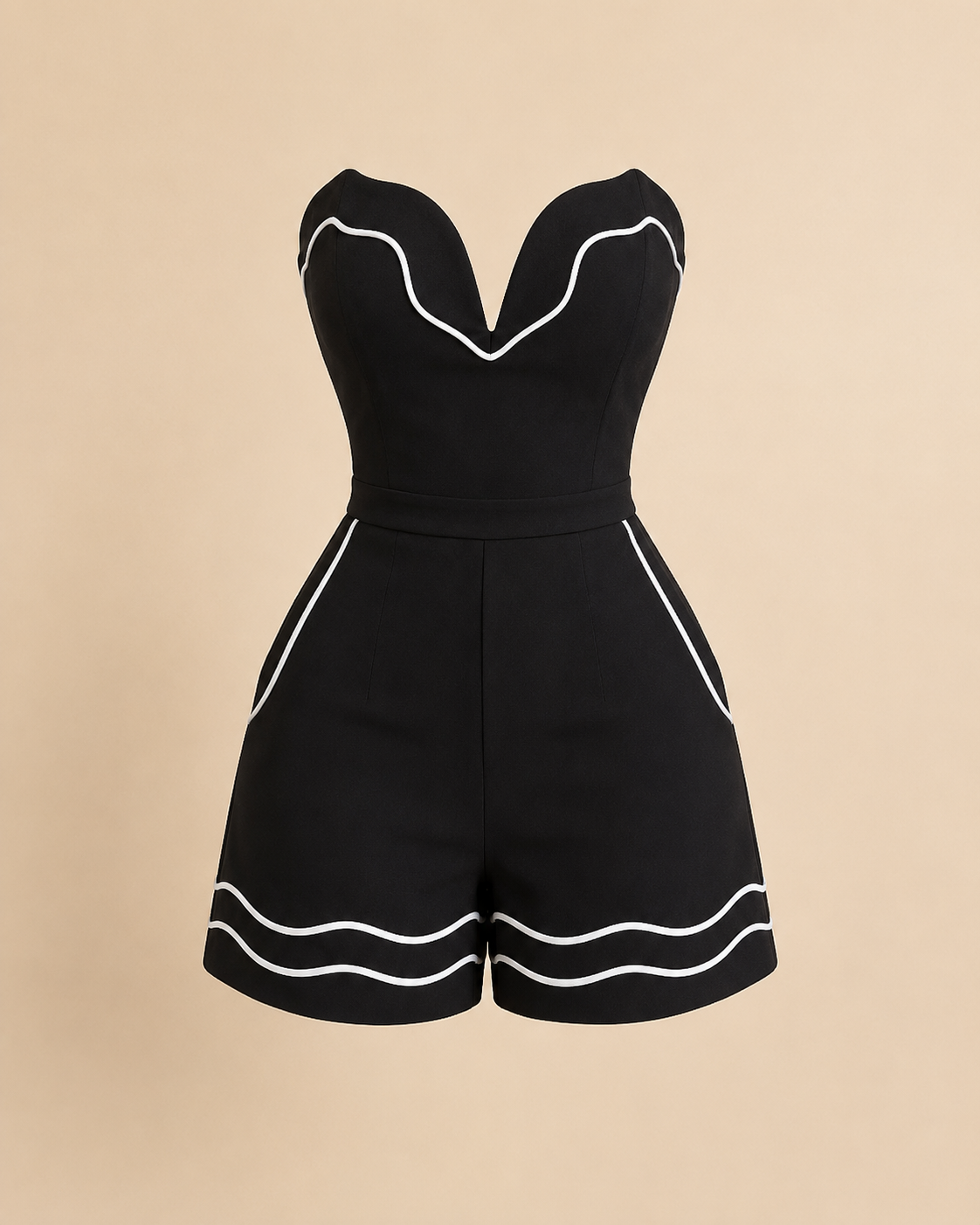 Piped Playsuit