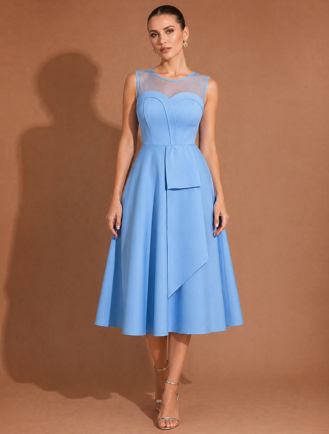Serenity Sleeveless A-Line Dress