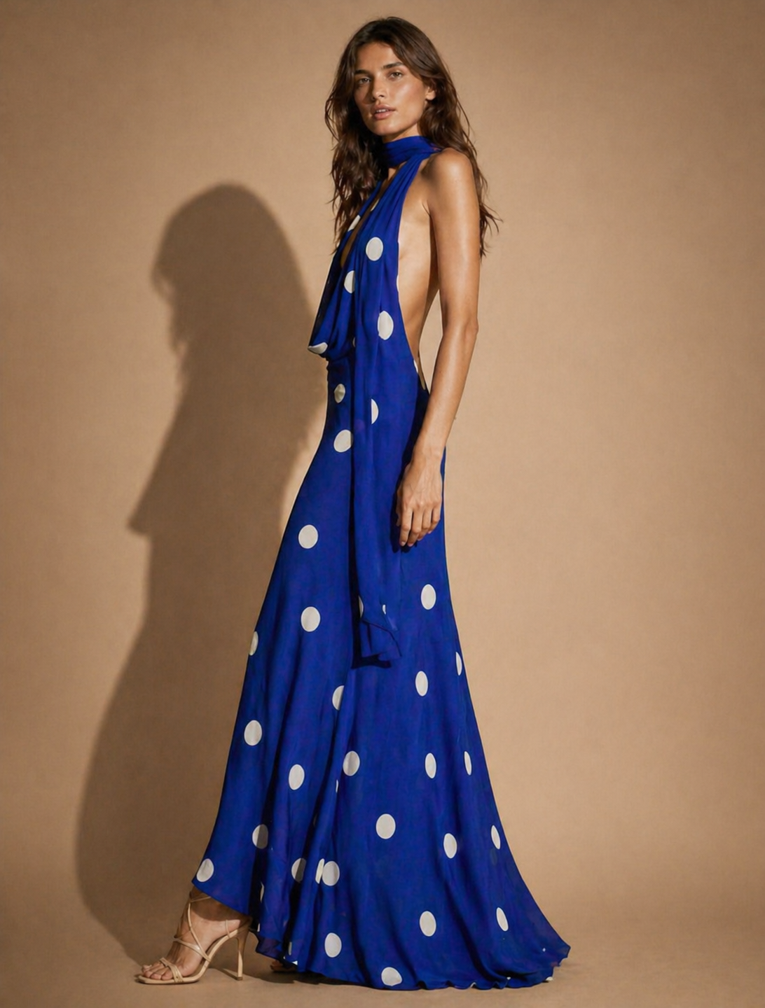 Royal Blue Polka Dot