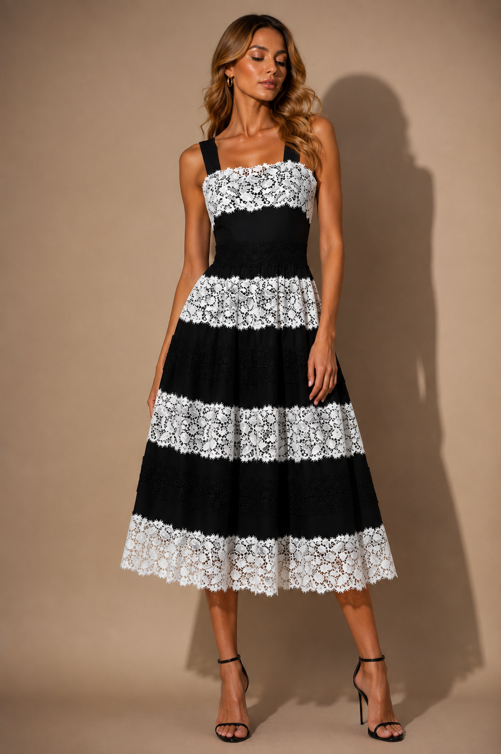 Monochrome Lace Harmony