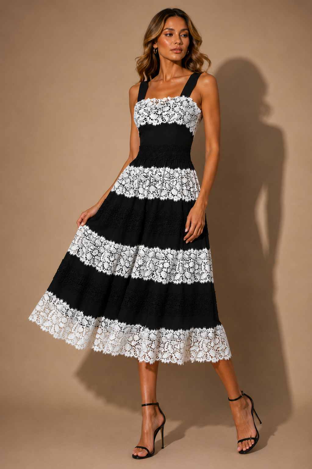 Monochrome Lace Harmony