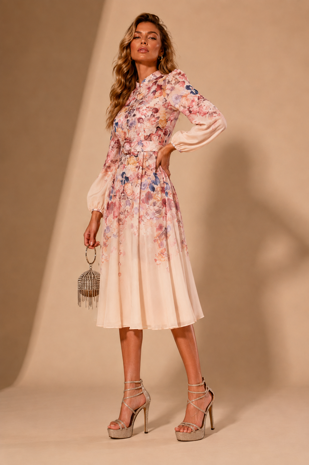 Rose Rhapsody Fit-and-flare Dress
