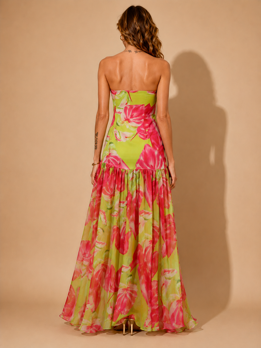 Neon Petal Elegance