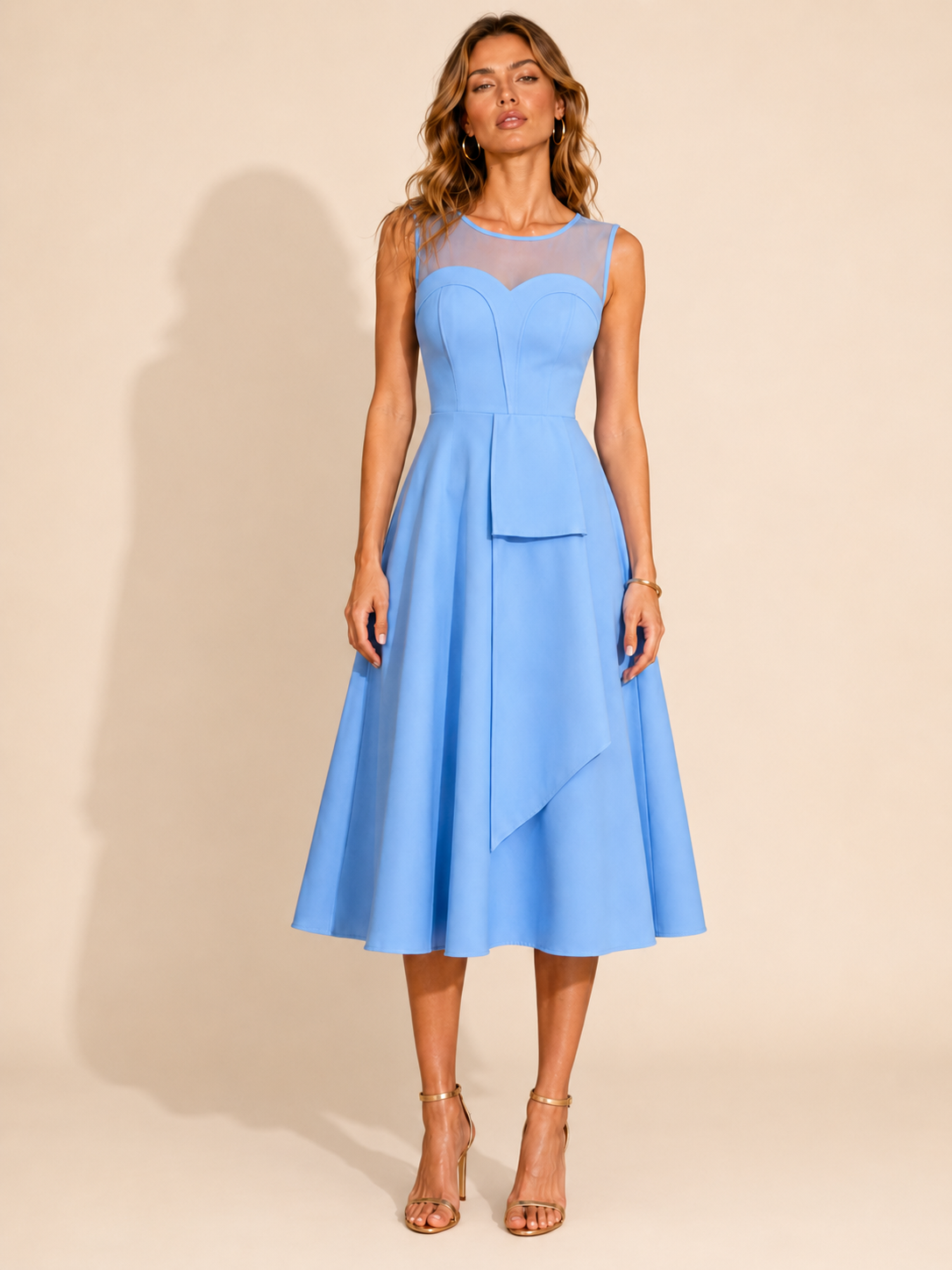 Serenity Sleeveless A-Line Dress