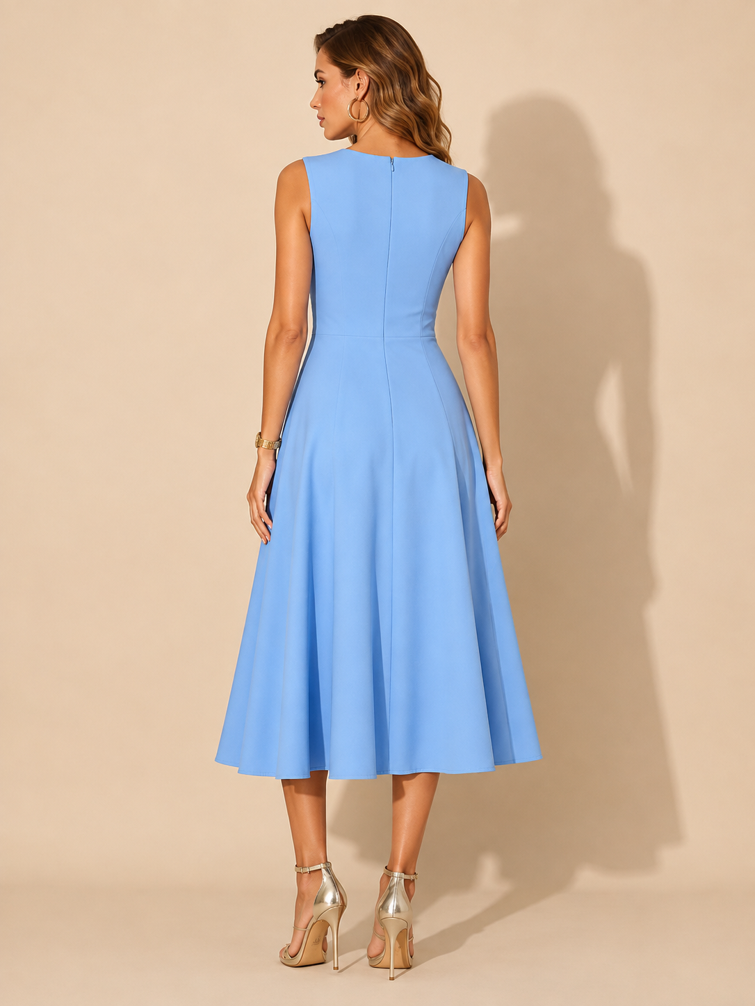 Serenity Sleeveless A-Line Dress