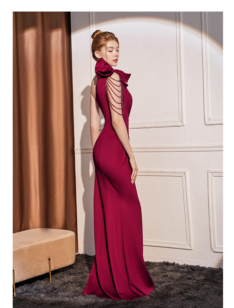Orchid Slit Gown