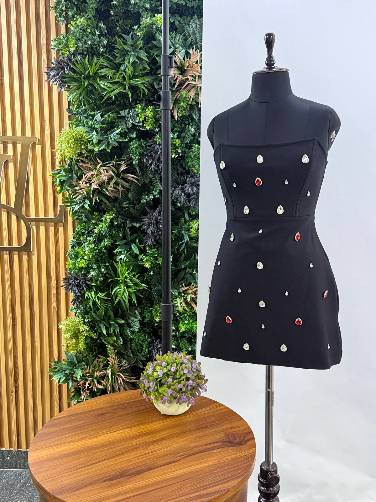 Starfall Embellished Tube Dress