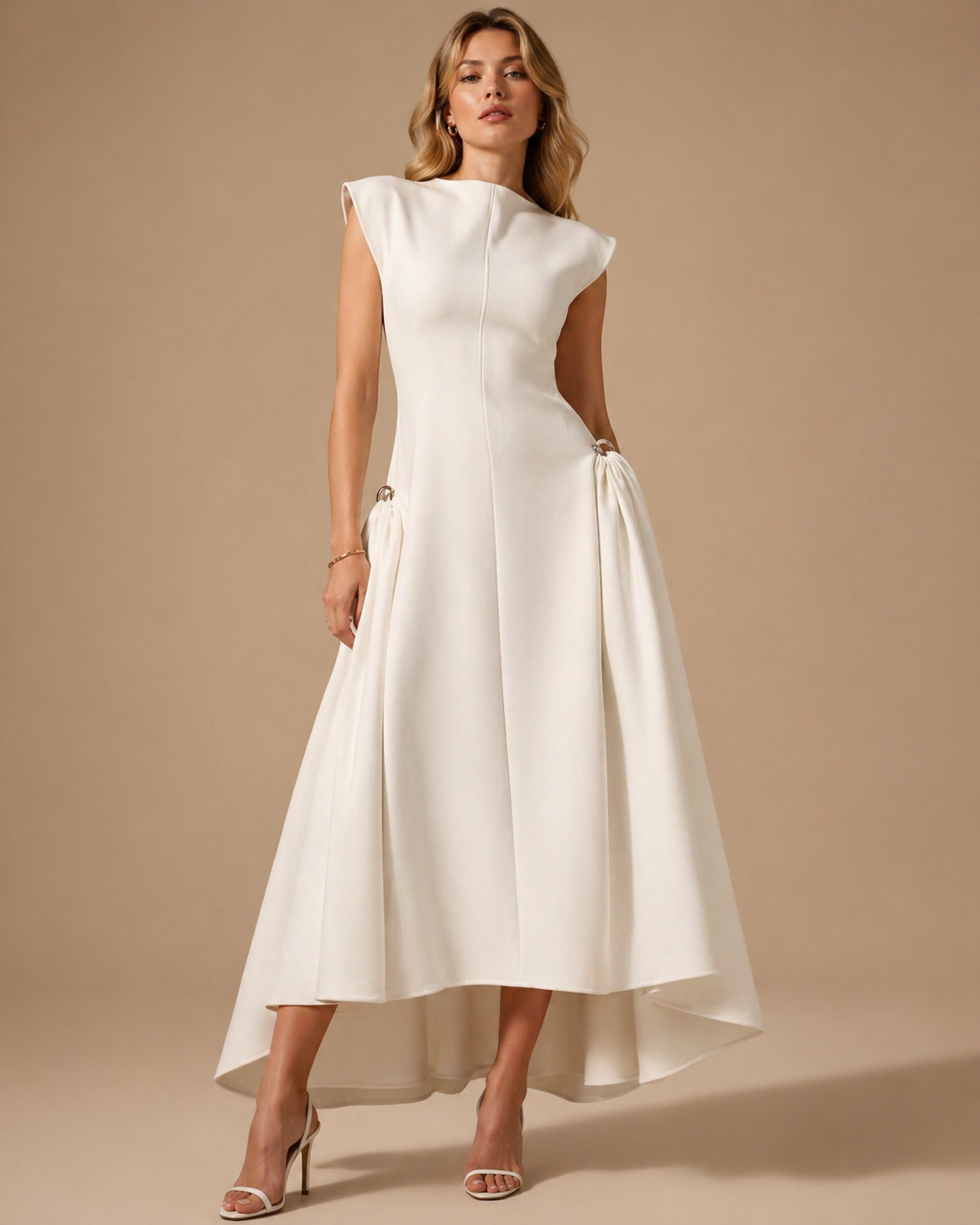 Cloud Whisper A-line Dress
