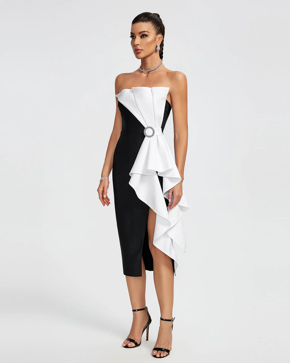 Black Orchid Statement Dress