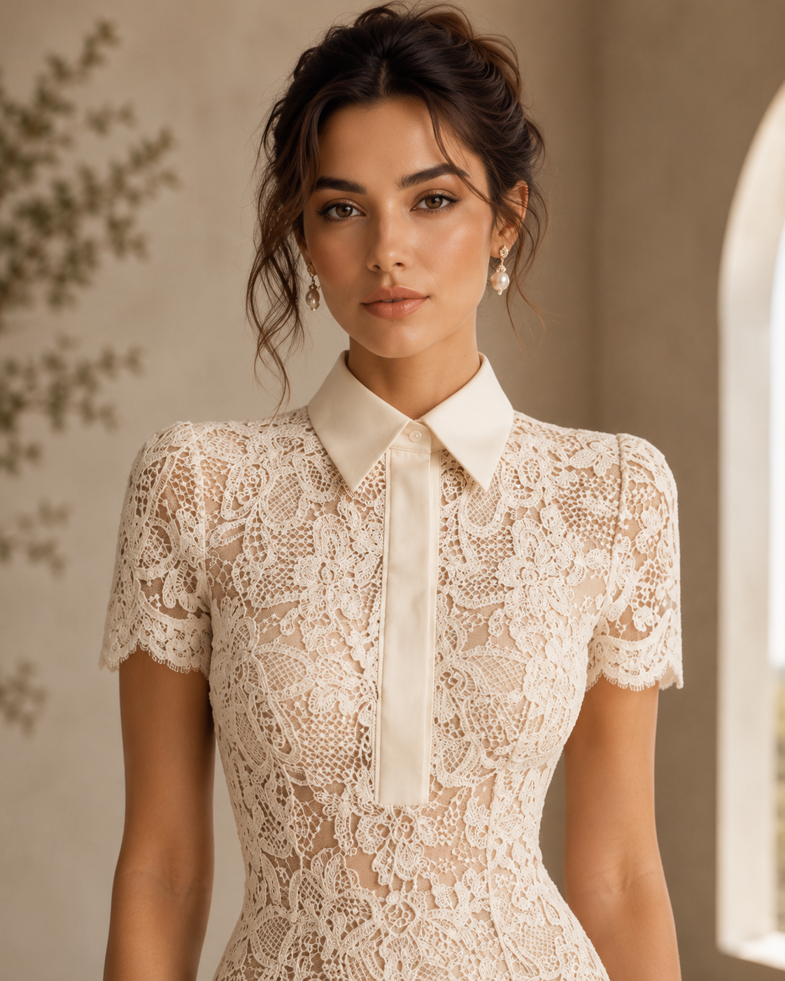 Lace Ivory  dress