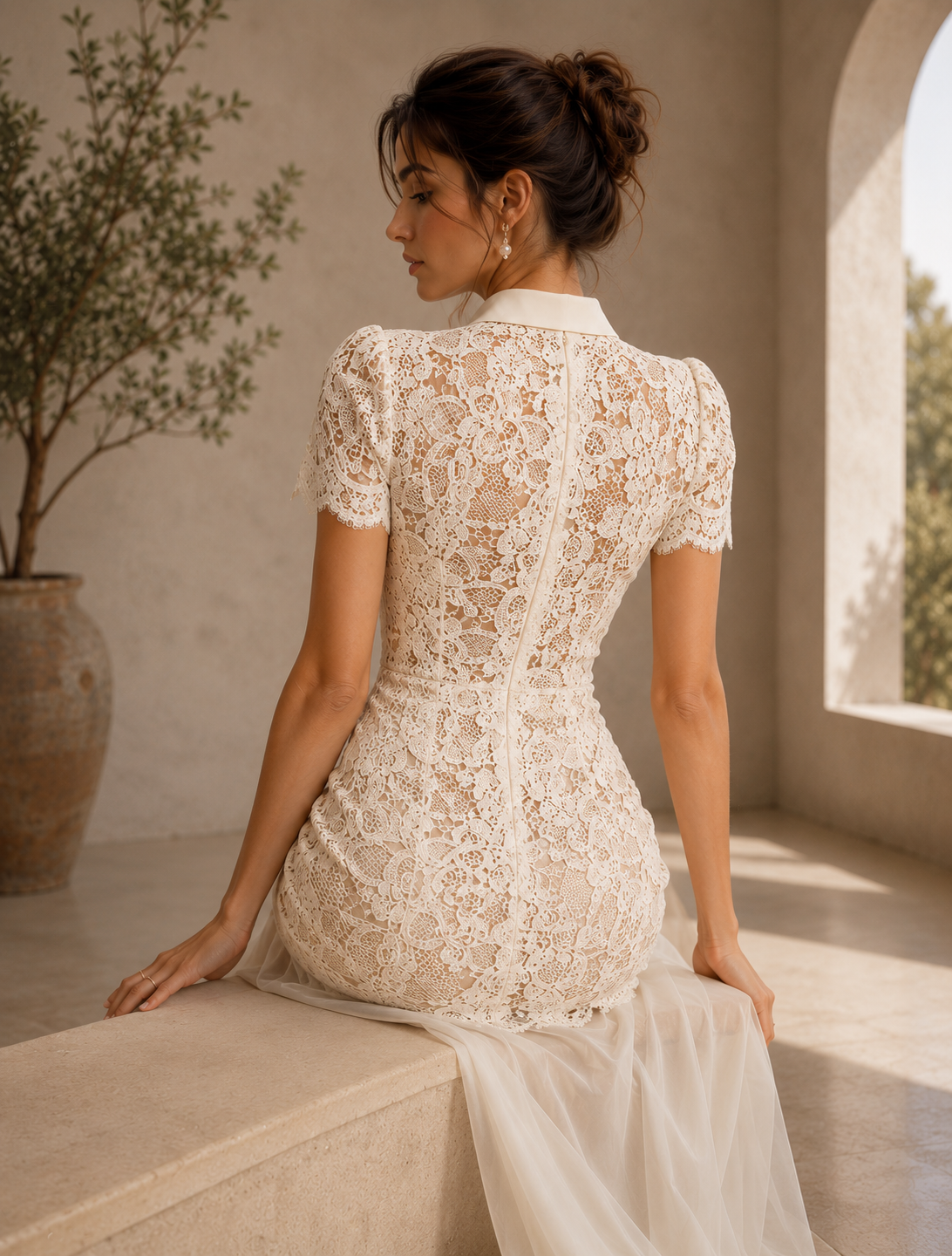 Lace Ivory  dress