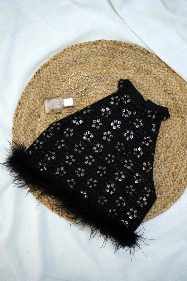 Daze fur Label Top