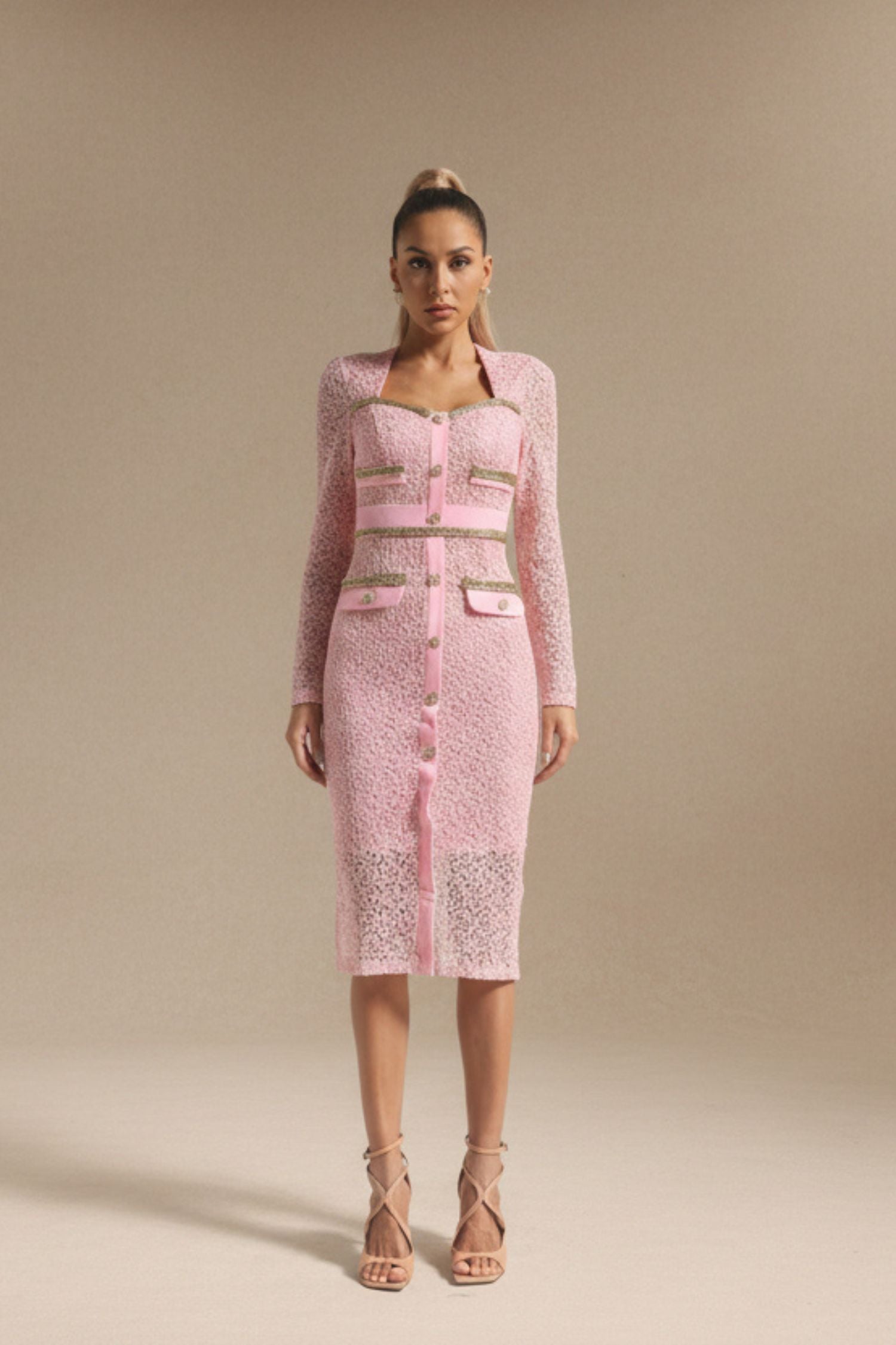 Matilda Lace Mini Label Dress