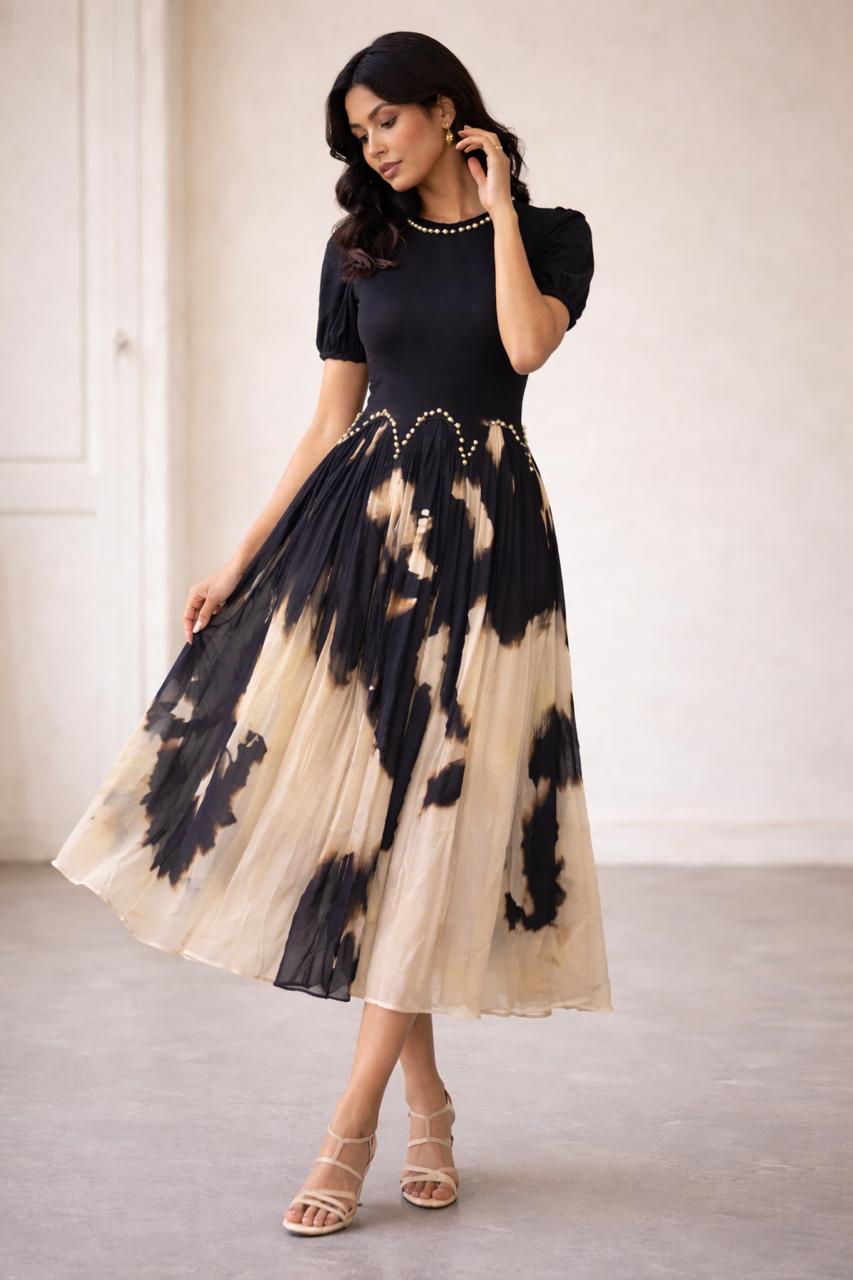 Tie-Dye Midi Dress