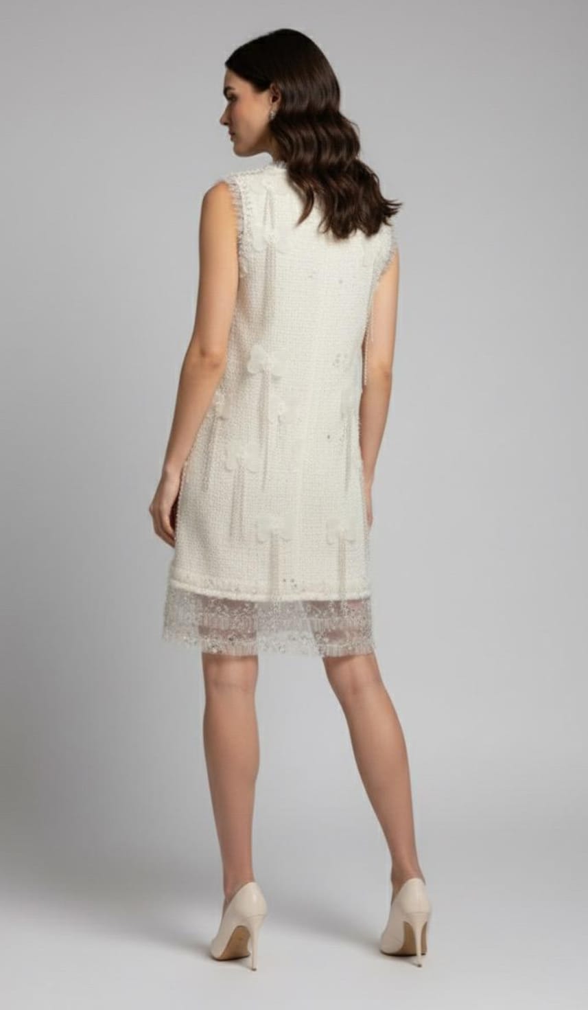 Ivory Whisper Label Dress
