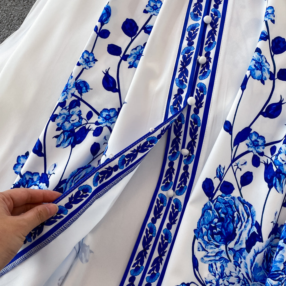 Royal Porcelain Bloom Gown