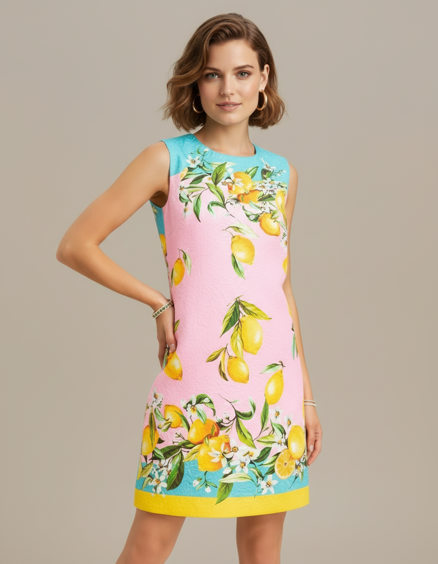 Pink Lemon Grove Minidress