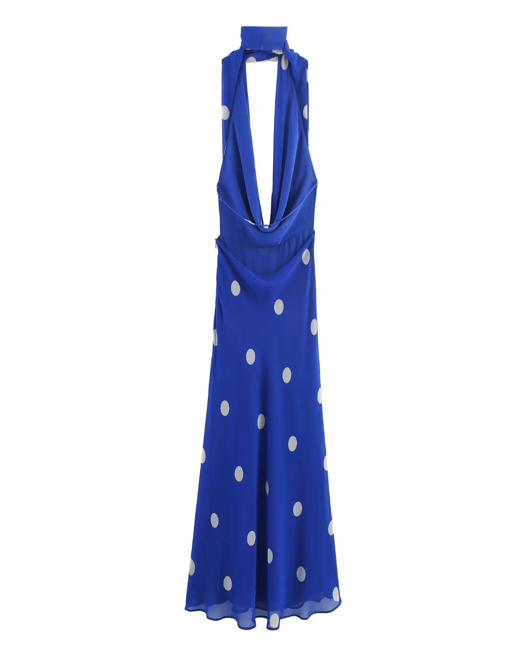 Royal Blue Polka Dot